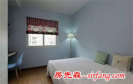 92平兩居室，木格屏風(fēng)化解入戶門正對(duì)衛(wèi)生間門