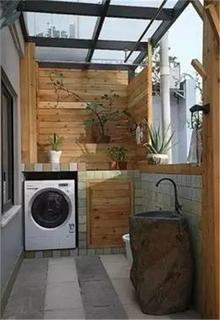 砖砌厨柜和砖砌洗衣池，现在很流行，不砌一个太可惜