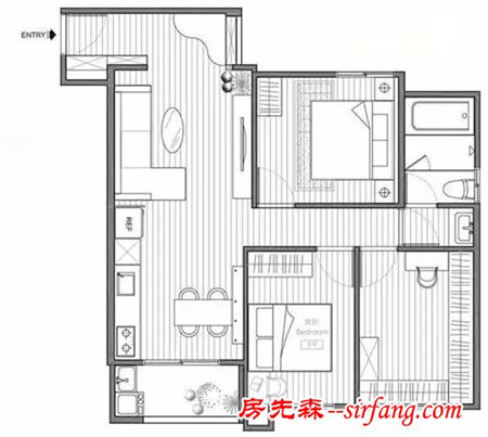 85㎡清新公寓 处处都弥漫马卡龙色彩