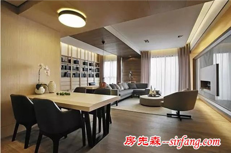 102㎡三室兩廳 經(jīng)典現(xiàn)代簡(jiǎn)約風(fēng)