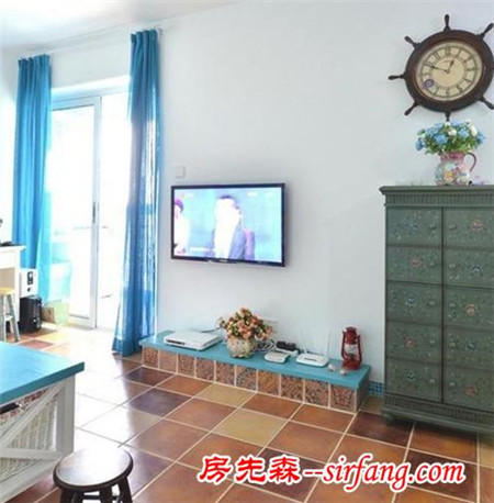 69平地中海混搭婚房，兒童房設(shè)計得好走心！