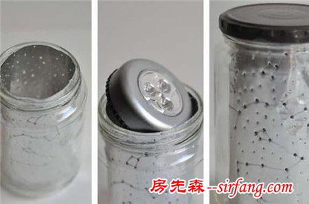 手工DIY:玻璃瓶diy星光瓶的制作方法