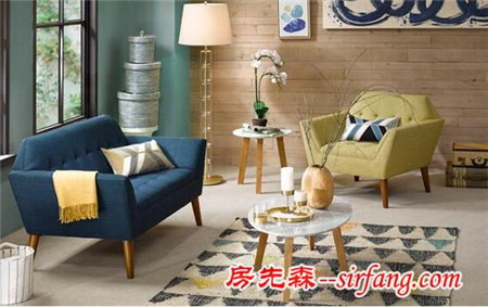 来自INKIVY的撞色体验 有腔调的Newport沙发