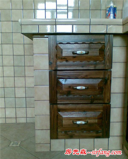 公公非要给厨房做砖砌橱柜，好用但还是很丑，附全程图！