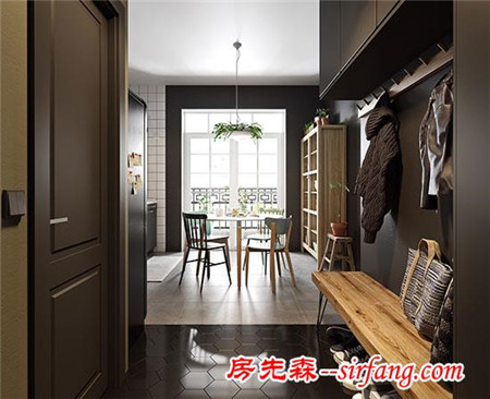 深色系迷你小公寓 令人着迷的复古与雅致