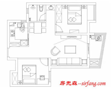 80㎡彩色混搭 特色卡通风扑面而来