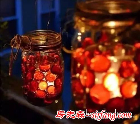 玻璃罐DIY浪漫灯饰方法 自制浪漫玻璃灯饰步骤