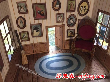 女子巧手打造可愛小屋，歡迎小客人來用餐！