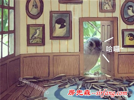 女子巧手打造可愛小屋，歡迎小客人來用餐！