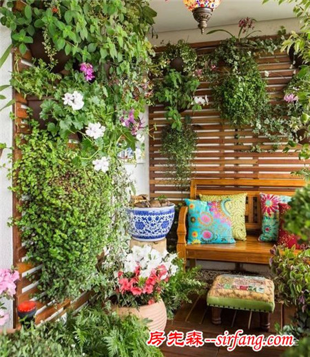 你家阳台只晒衣服，他家的却美成花园！