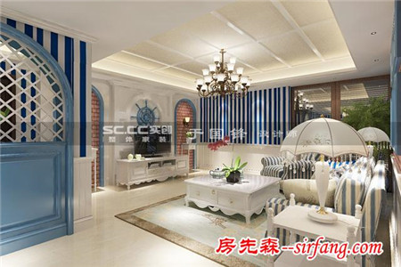 重口味的地中海，双鱼座最喜欢的蓝┃青岛滨海城市装修