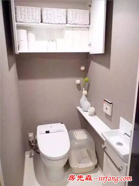收纳整理：小厕所也可以做到这样...
