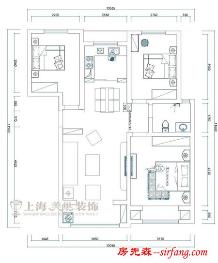 泰宏建业国际城117平简欧舒适的家装远比奢靡造作实在（郑州）