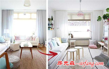 女子离家一周回来后被感动哭 小家被男友重新装修大变样