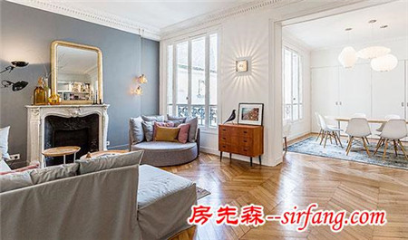 巴黎公寓翻新 为老房子注入新的生命