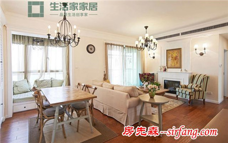 168㎡美式乡村：房子装的好 家庭和睦又美好！