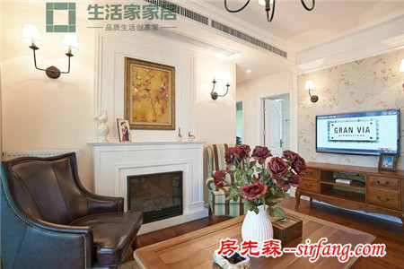 168㎡美式乡村：房子装的好 家庭和睦又美好！