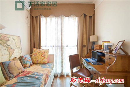 168㎡美式乡村：房子装的好 家庭和睦又美好！