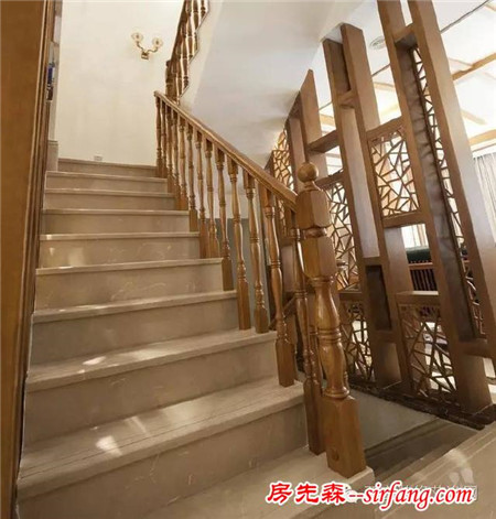 西安中式洋房装修，客厅酷似星级酒店