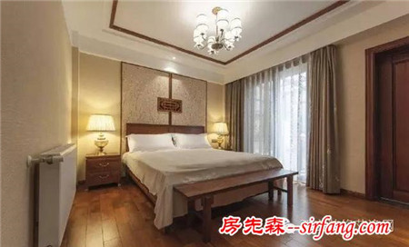 西安中式洋房装修，客厅酷似星级酒店
