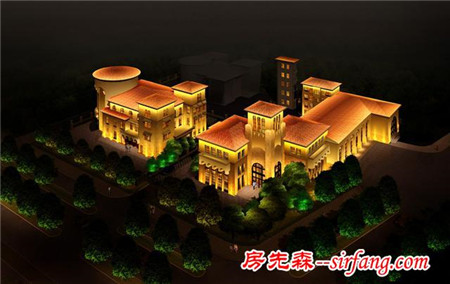 照明设计赋予植物景观生命，增添别墅艺术氛围，提升别墅夜间景色