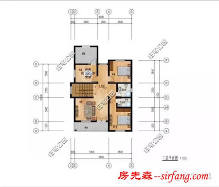 柴火房好还是西式厨房好？看看这个9.6X11米的户型就知道