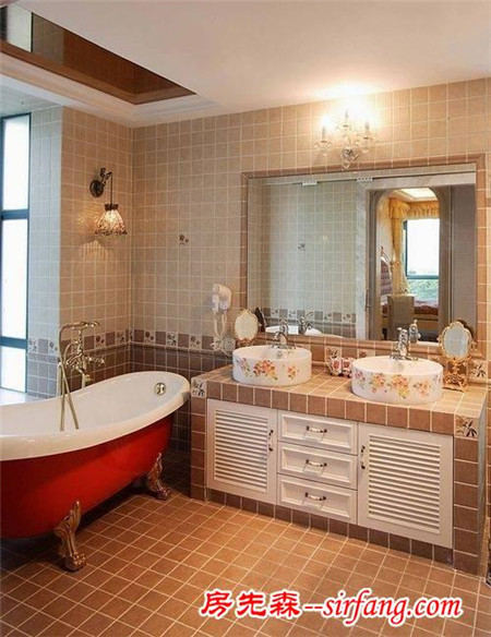 秋冬季浴室色彩搭配技法,打造温暖沐浴天地！