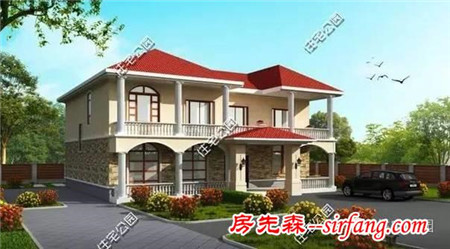 新農(nóng)村別墅16米面寬戶型 7個(gè)衛(wèi)生間洗漱再不排隊(duì)