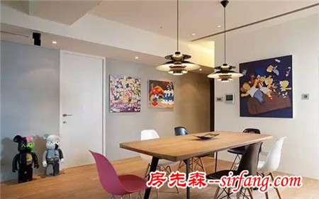 148㎡活力三居室 這樣的生活太美好了