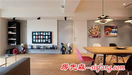 148㎡活力三居室 這樣的生活太美好了