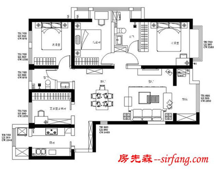 第二套140平的房子 一定要装修简美风格