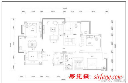 155平美式混搭，四室空间的实用主义