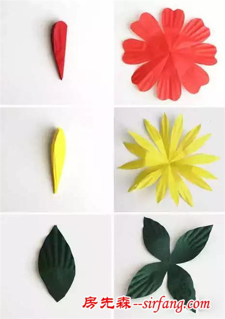 折纸：创意手工折纸花制作！