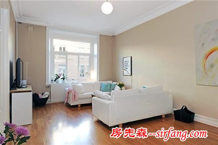宜家風優(yōu)雅家居，小戶型裝修溫馨客廳案例設(shè)計