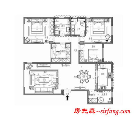 信手拈来 雅致混搭三居