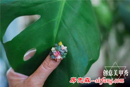 是奇葩还是文艺？多肉植物也能做成美甲？