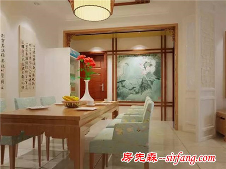 120平新中式优雅三居，体现轻松自由的生活状态！
