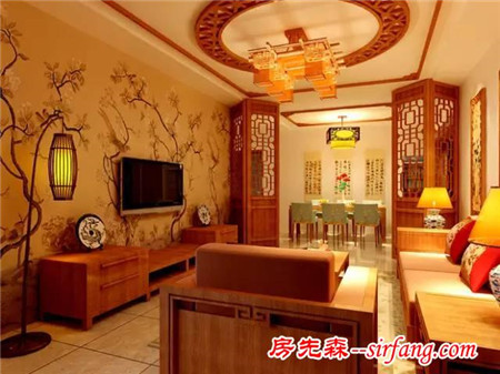 120平新中式优雅三居，体现轻松自由的生活状态！