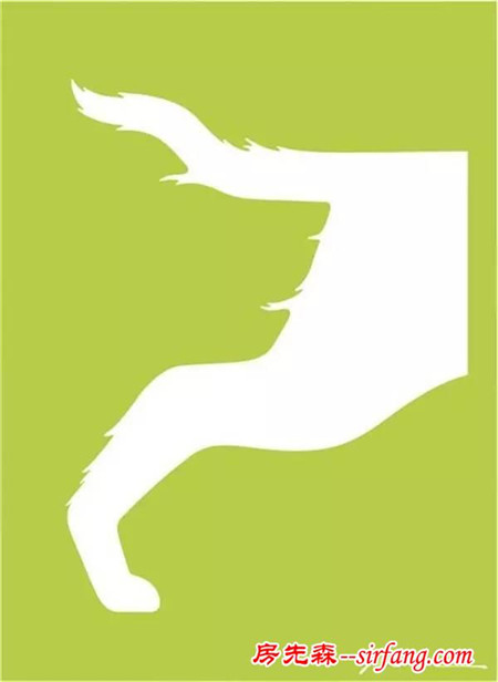 他把正負形設(shè)計玩到了極致，給我們帶來視覺上的沖擊和驚喜！