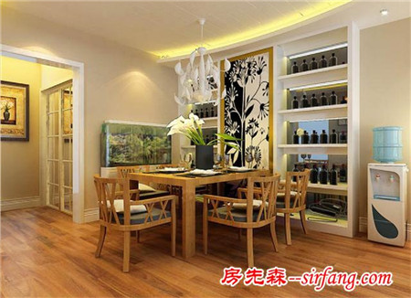 客廳、臥室、餐廳效果圖鑒賞 內(nèi)附戶型圖
