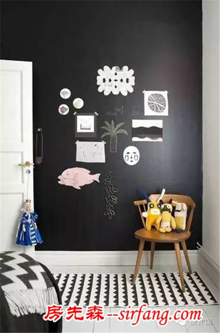 如何装饰墙面耐脏又好看？看看这些黑板墙吧！