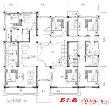 18.4米×17.7米简欧四层别墅，难道又是土豪家建的房子？