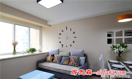 婚房装修，小小户型大大的利用，温暖的如初