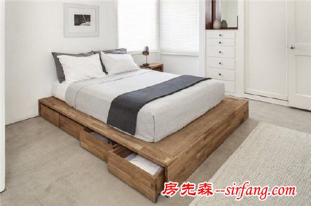 卧室床这样设计，卧室空间利用率至少提升30%