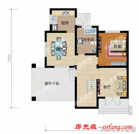 我带上你，你带上钱，咱们去建造这款二层别墅可好？