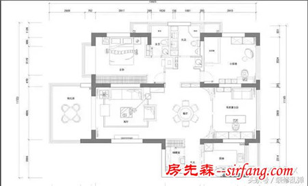 135平简约轻欧式，实用+品味