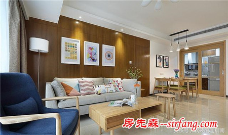 衛(wèi)生間的裝修競(jìng)?cè)槐慌笥奄澅?，卻不知客廳更為時(shí)尚，才花11萬(wàn)！