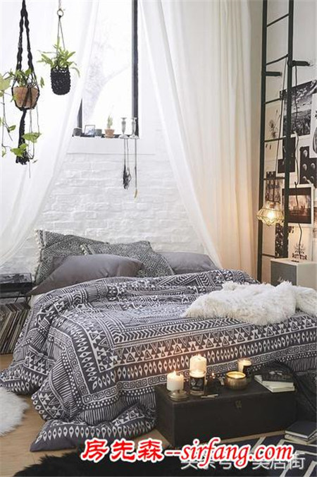 冬天卧室，用床上用品定格温暖时光