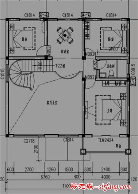 麻烦大家看下下面这组自建房的图纸,20万可以拿下主体