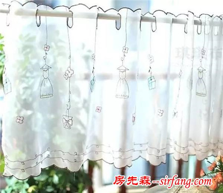 我家窗帘只装了一半，却比你家美一倍